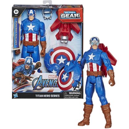 Avengers Kapitonas Amerika su ginklu