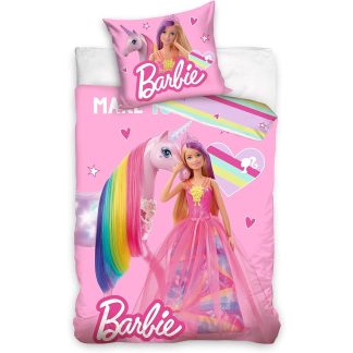Barbie - Dvipusis patalynės komplektas - 140x200 cm, 2 dalių
