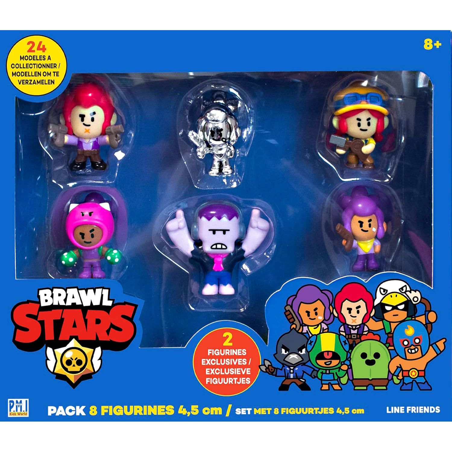 Brawl Stars Figūrėlių rinkinys 8 vnt
