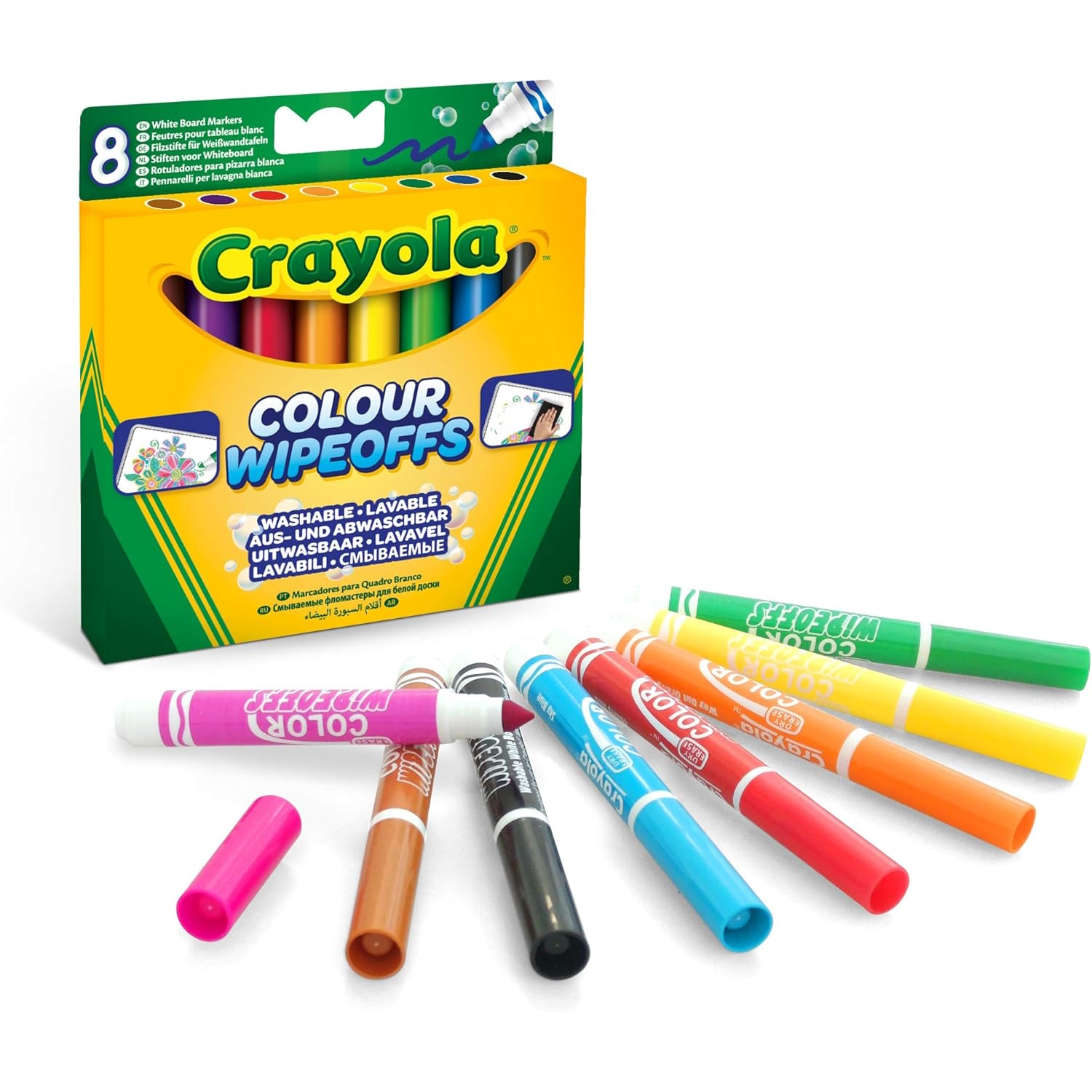 Crayola Nuplaunami žymekliai 8 vnt