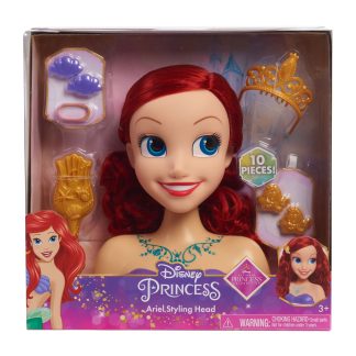 Disney Princess Lėlės galva šukuosenoms daryti Ariel
