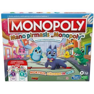 MONOPOLY Stalo žaidimas Mano pirmasis Monopolis LT