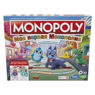 MONOPOLY Stalo žaidimas Mano pirmasis Monopolis RU