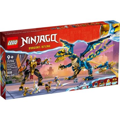 Ninjago Stichijų drakonas prieš Imperatorės robotą Lego