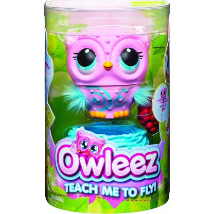 OWLEEZ Interaktyvus žaislas Pelėda rožinė
