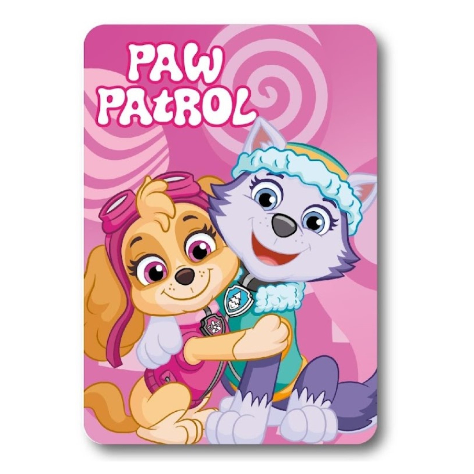 Paw Patrol Flisinė antklodė Skye and Everest 100x140 cm