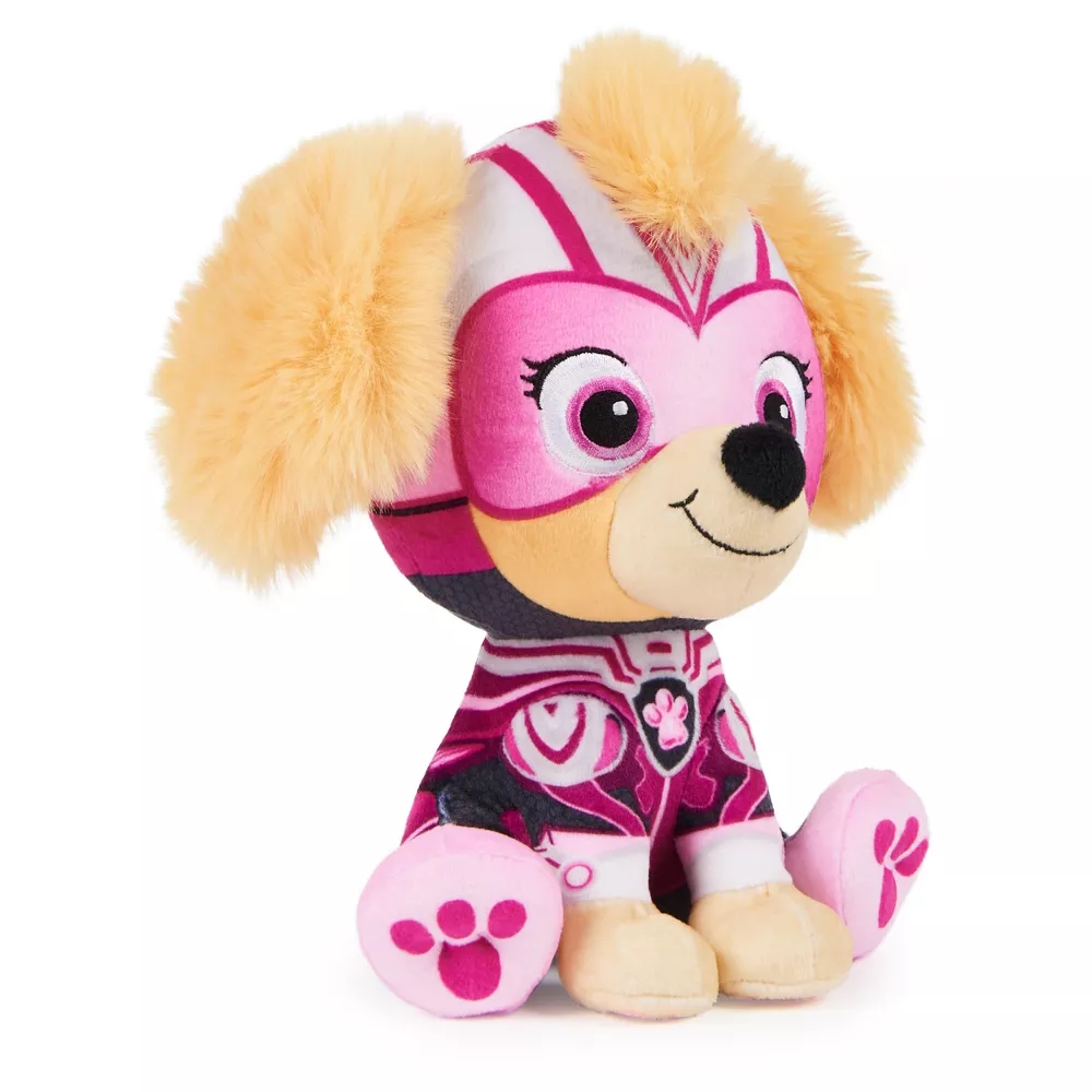 Paw Patrol – Mighty Pups pliušinis žaislas šuniukas Skye - 19 cm - Image 2