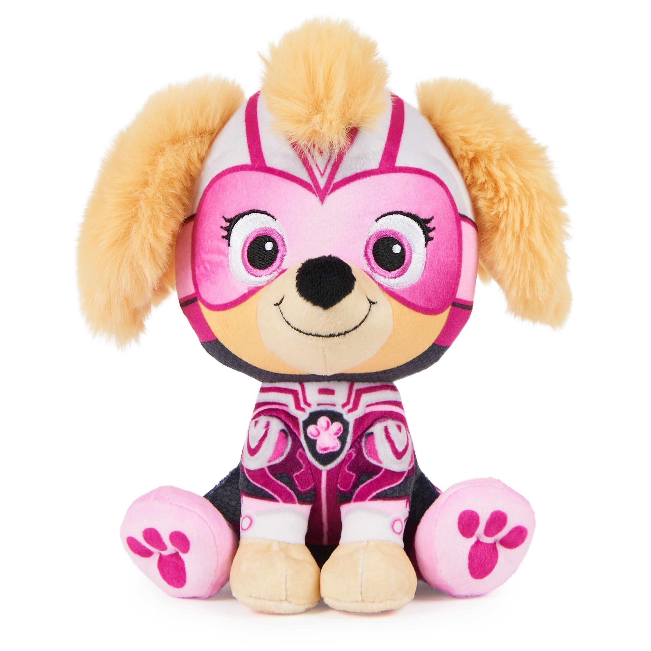 Paw Patrol Mighty Pups pliušinis žaislas šuniukas Skye 22cm