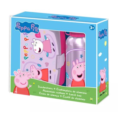 Peppa Pig Gertuvės ir priešpiečių dėžutės komplektas