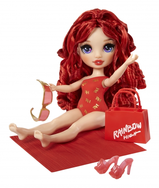 Rainbow High – Stilinga paplūdimio lėlytė Swim - 24cm - Image 3