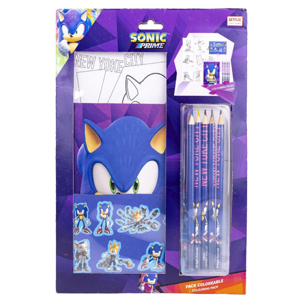 Sonic The Hedgehog - Piesimo rinkinys Ežiukas Sonikas