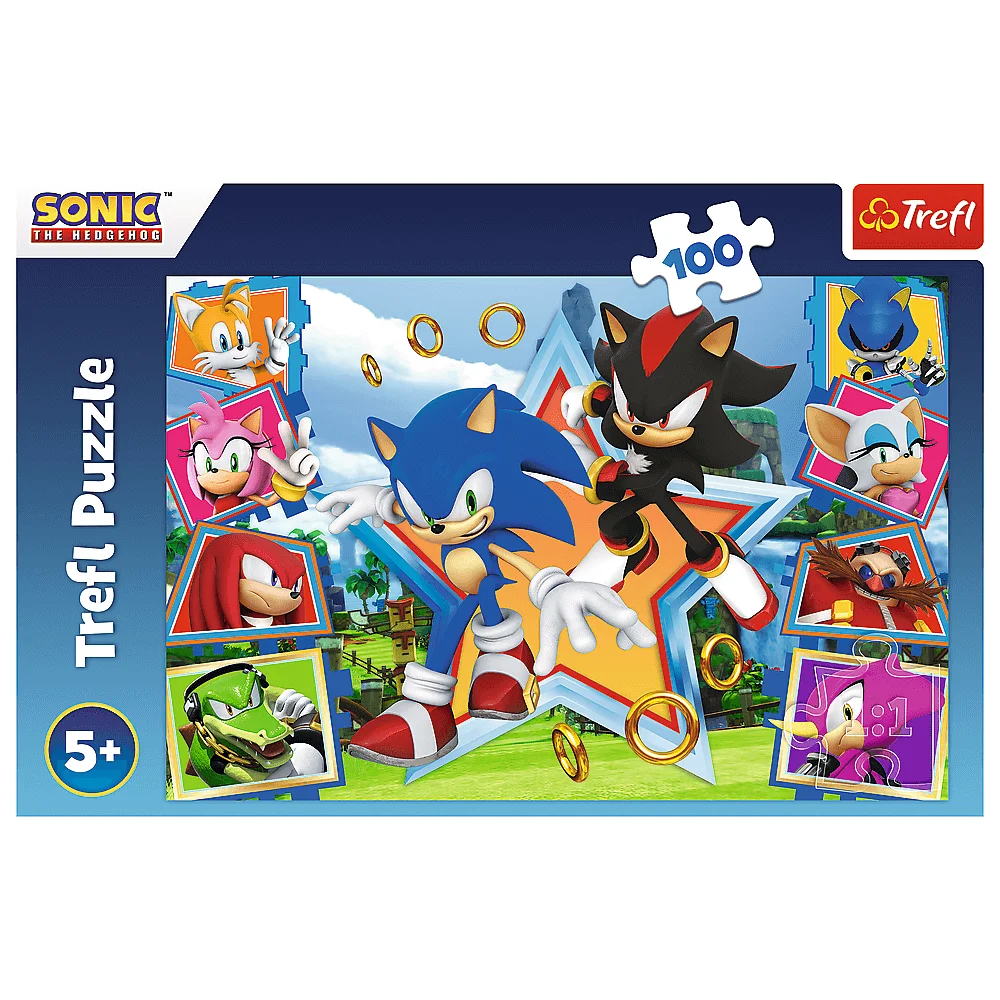 Sonic the Hedgehog - Dėlionė ežiukas Sonikas, 100 dalių - Image 3