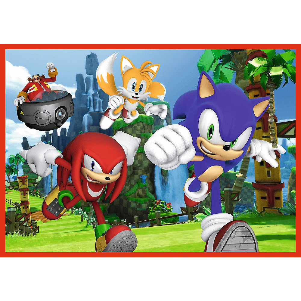 Sonic the Hedgehog - Dėlionių rinkinys 4 viename - Image 2