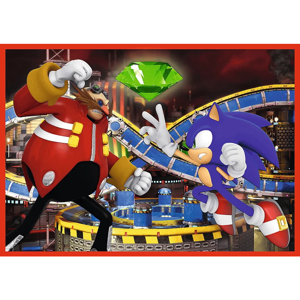 Sonic the Hedgehog - Dėlionių rinkinys 4 viename - Image 5