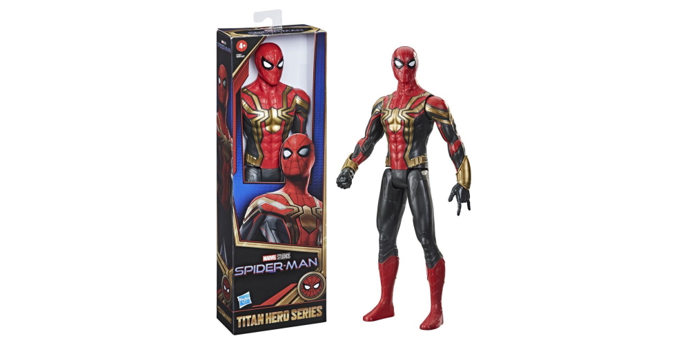 Žmogaus Voro figūrėlė Titan Hero Iron Spider Suit. zmogus voras. žmogus voras. figurele