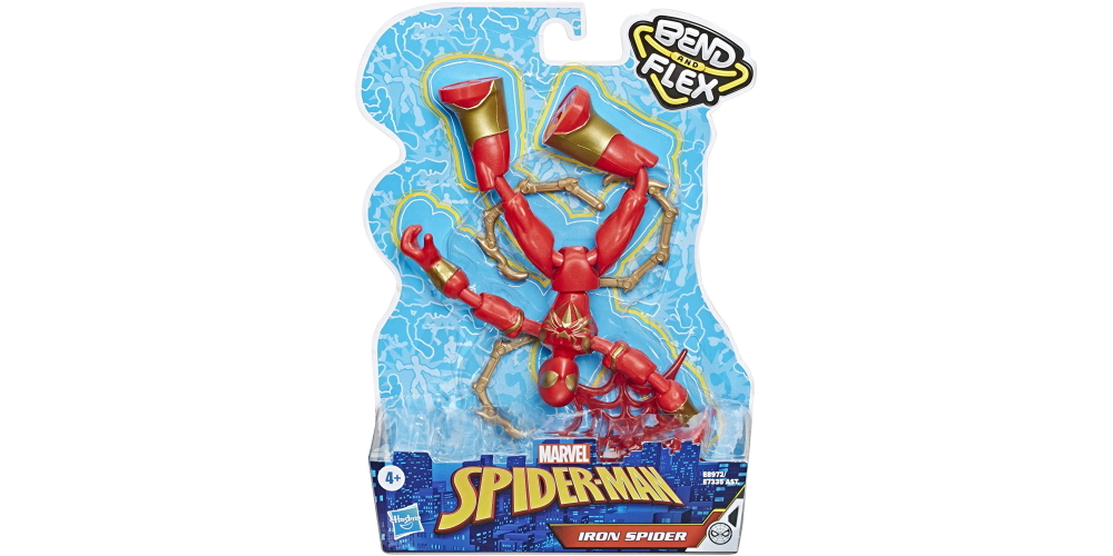 Bend and Flex Žmogaus Voro figūrėlė Iron Spider. žmogus voras. 