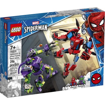 Spider Man Žmogaus voro ir Žaliojo goblino robotų mūšio rinkinys Lego