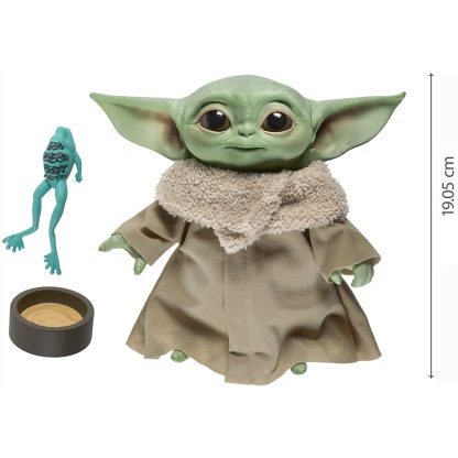 Baby Yoda pliušinis interaktyvus žaislas