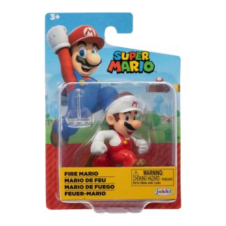 Super Mario - Figūrėlė Fire Mario - 6 cm