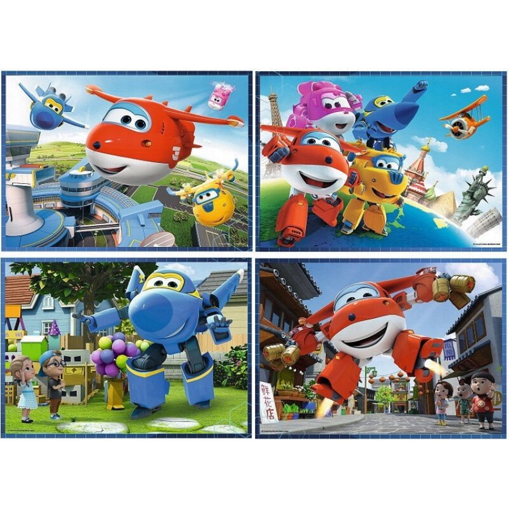 Super Wings - Dėlionių rinkinys 4 viename - Image 5