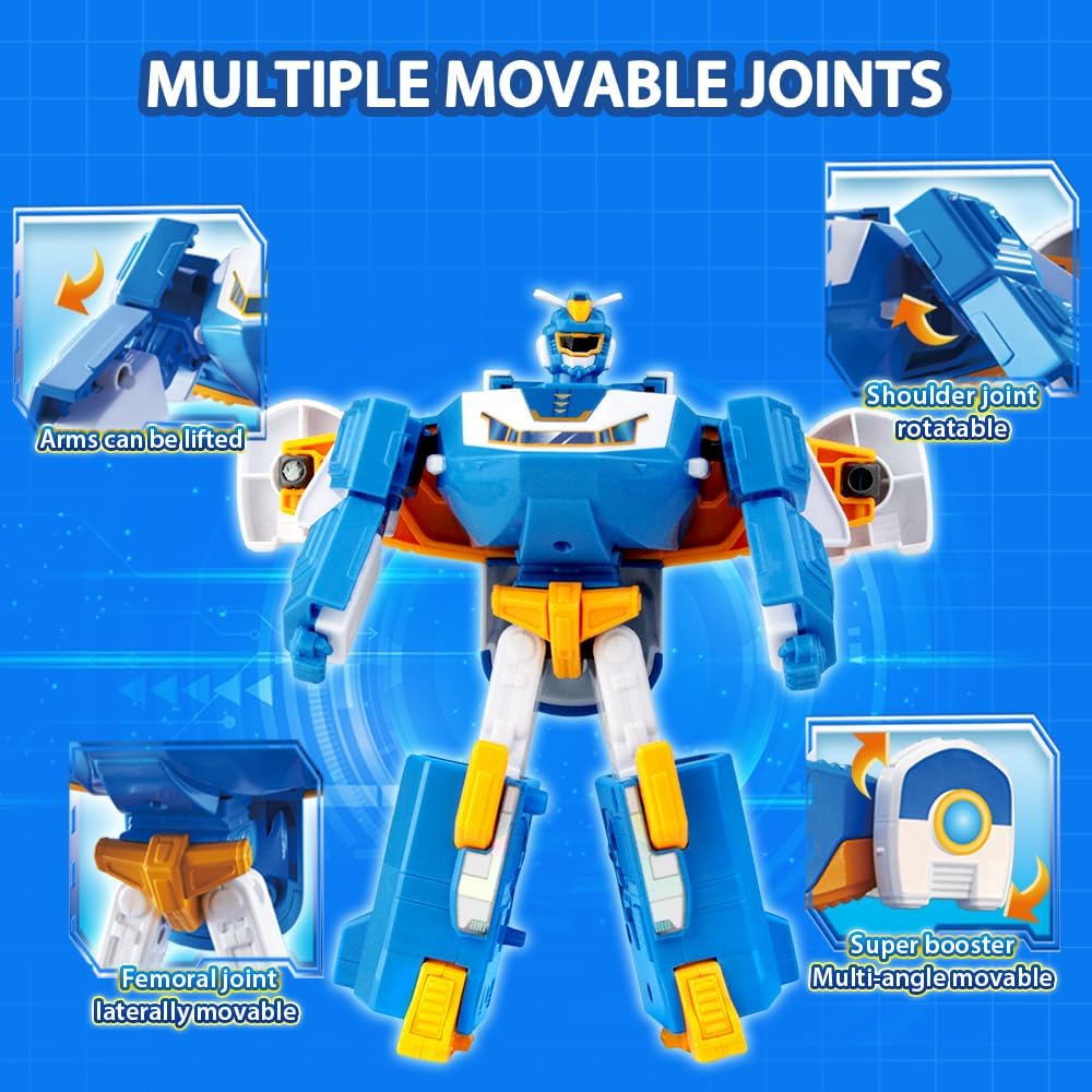 Super Wings – Transformuojama figūrėlė Aircraft Robot – 18 cm - Image 4