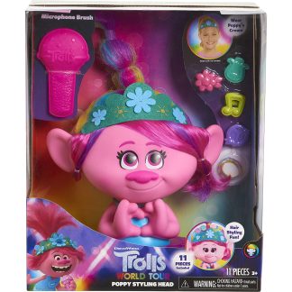 Trolls - Princesės Poppy plaukų modeliavimo galvytė
