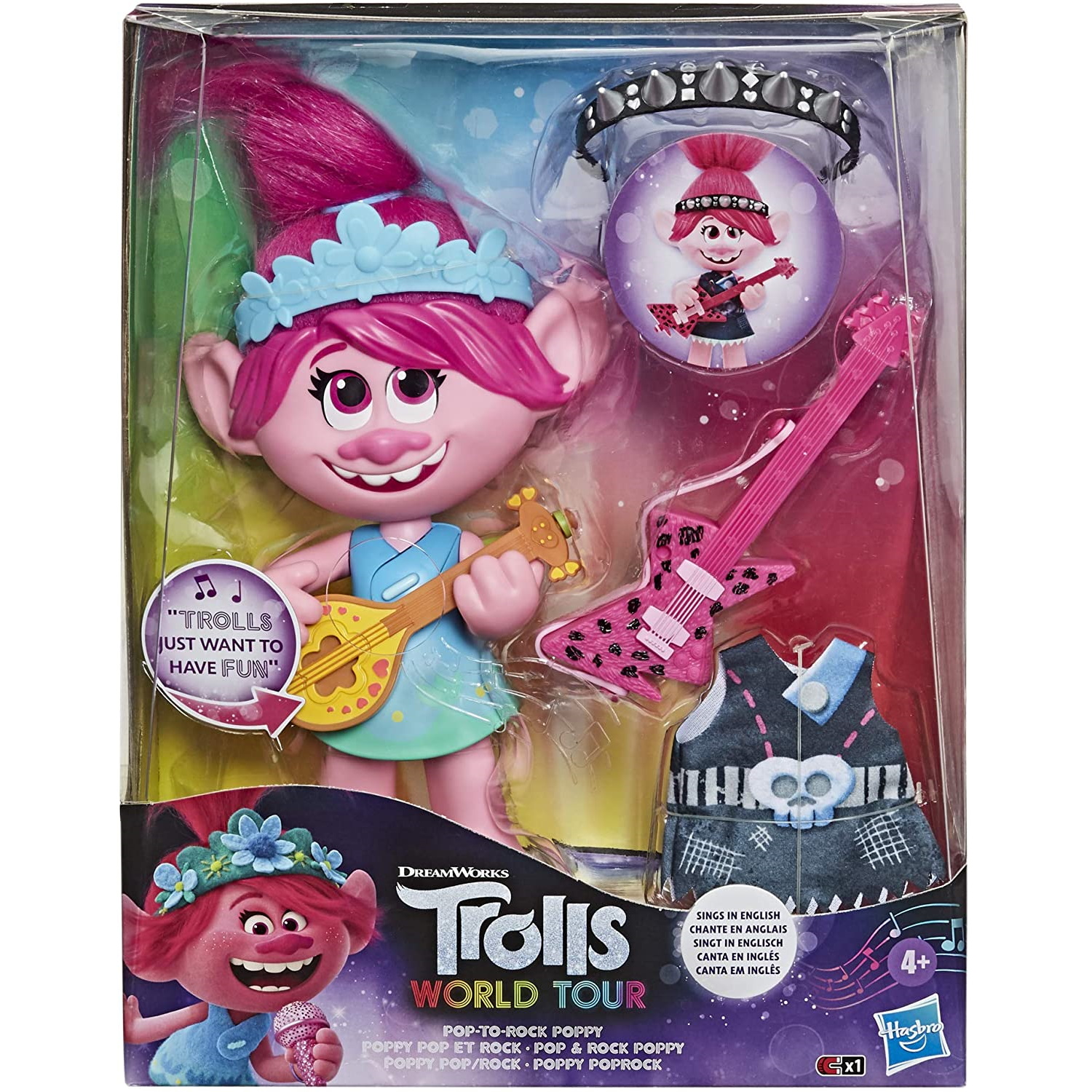 Trolls Rinkinys Poppy roko žvaigždė