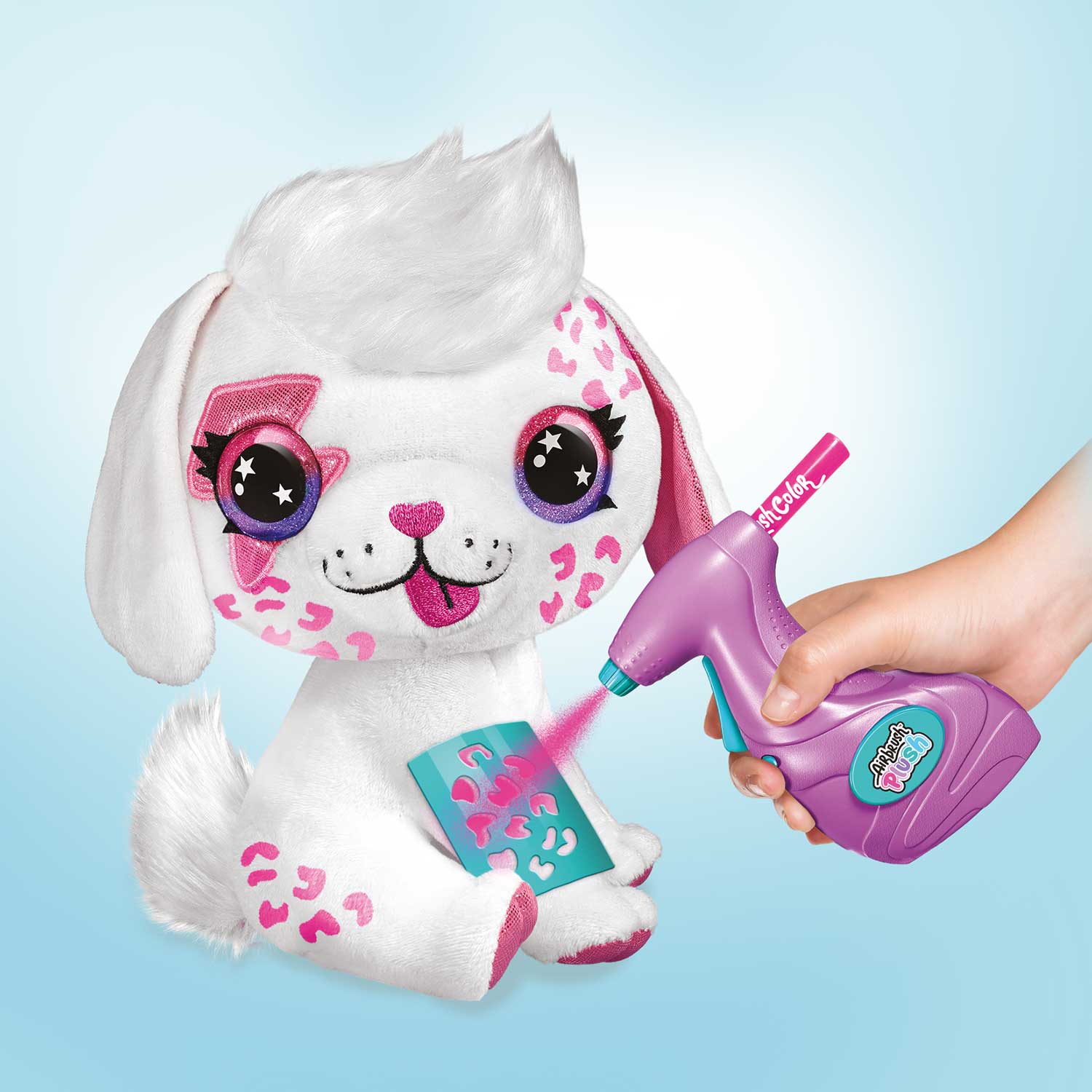Airbrush Plush - Rinkinys su aerografu "Šuniukas" - 26 cm - Image 11