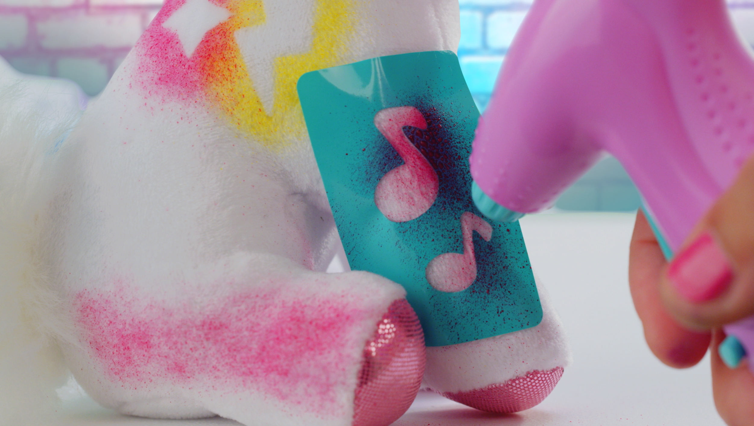 Airbrush Plush - Rinkinys su aerografu "Šuniukas" - 26 cm - Image 14