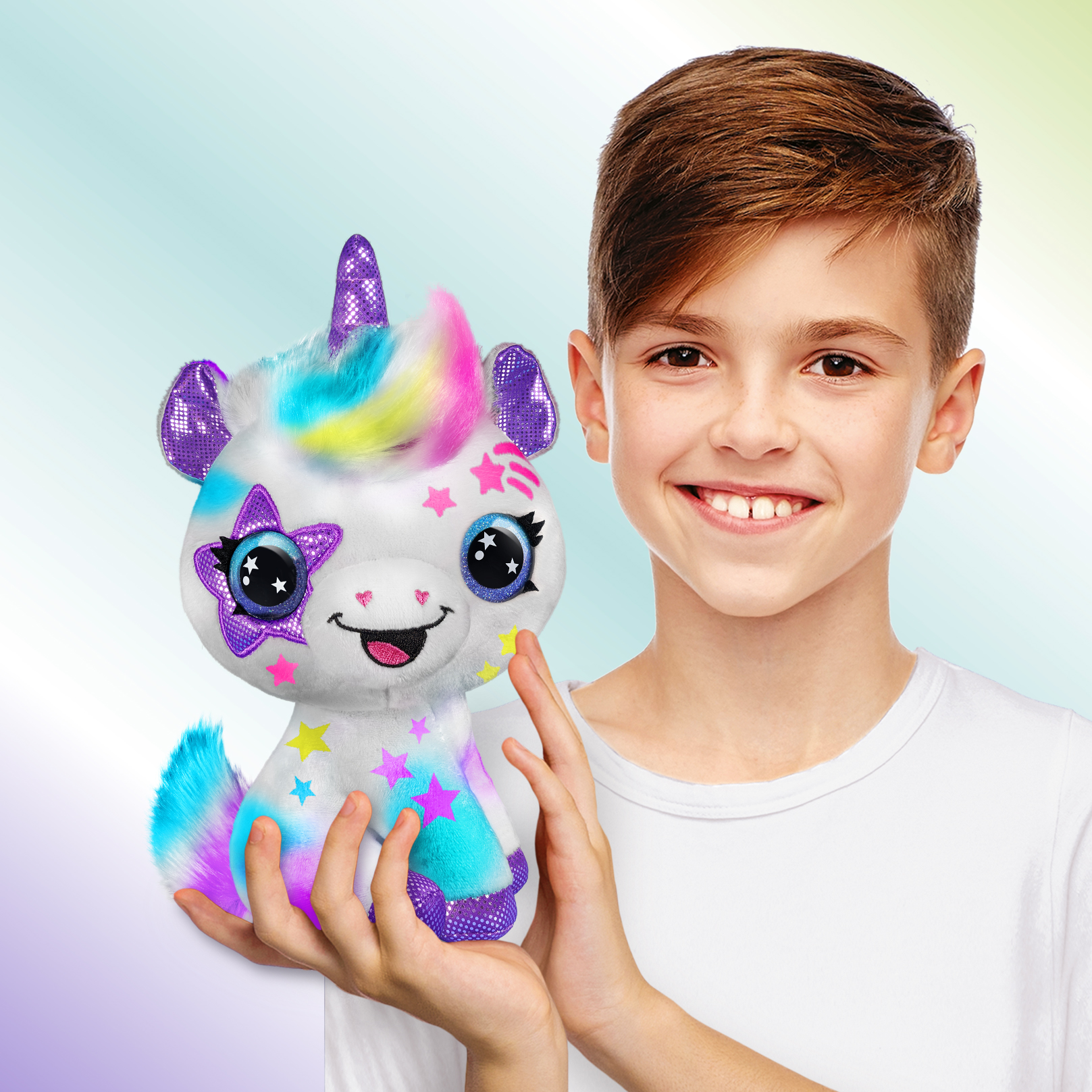 Airbrush Plush - Rinkinys su aerografu "Vienaragis" - 25 cm - Image 12
