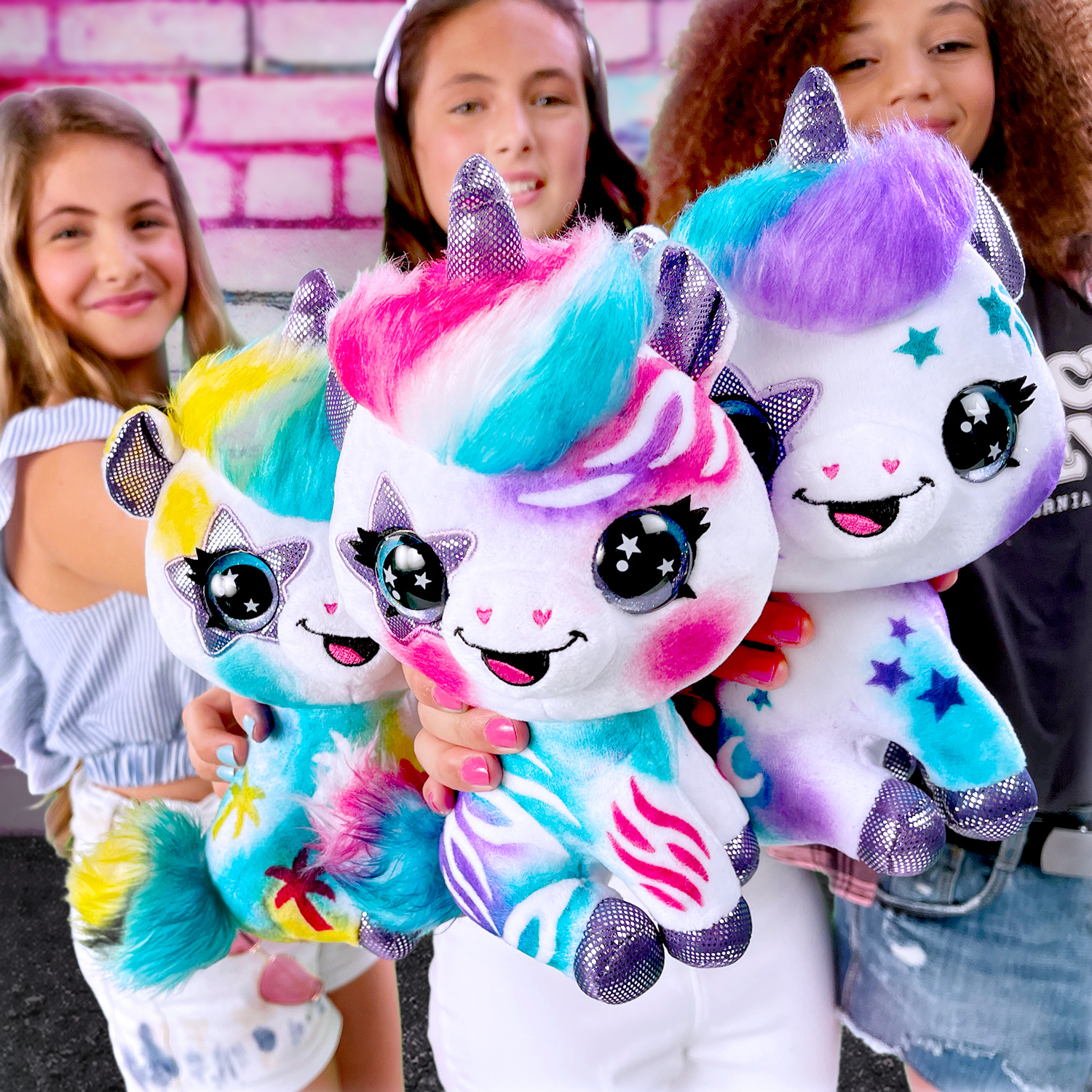 Airbrush Plush - Rinkinys su aerografu "Vienaragis" - 25 cm - Image 18
