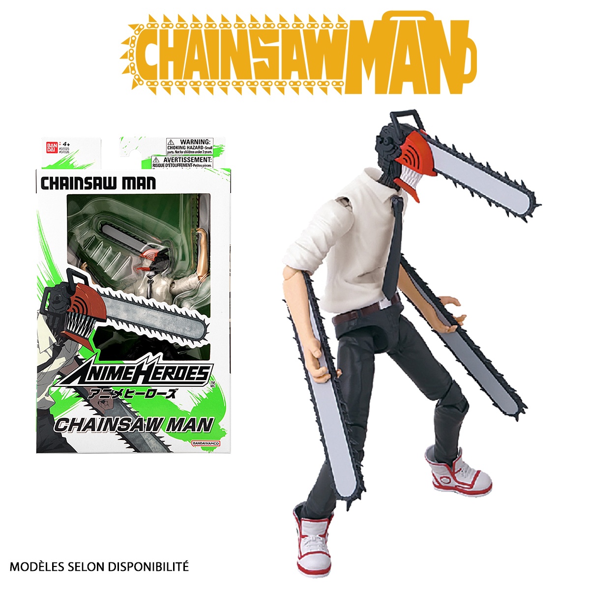 Chainsaw Man – Figūrėlė su priedais, Chainsaw Man, Anime Heroes - 16 cm