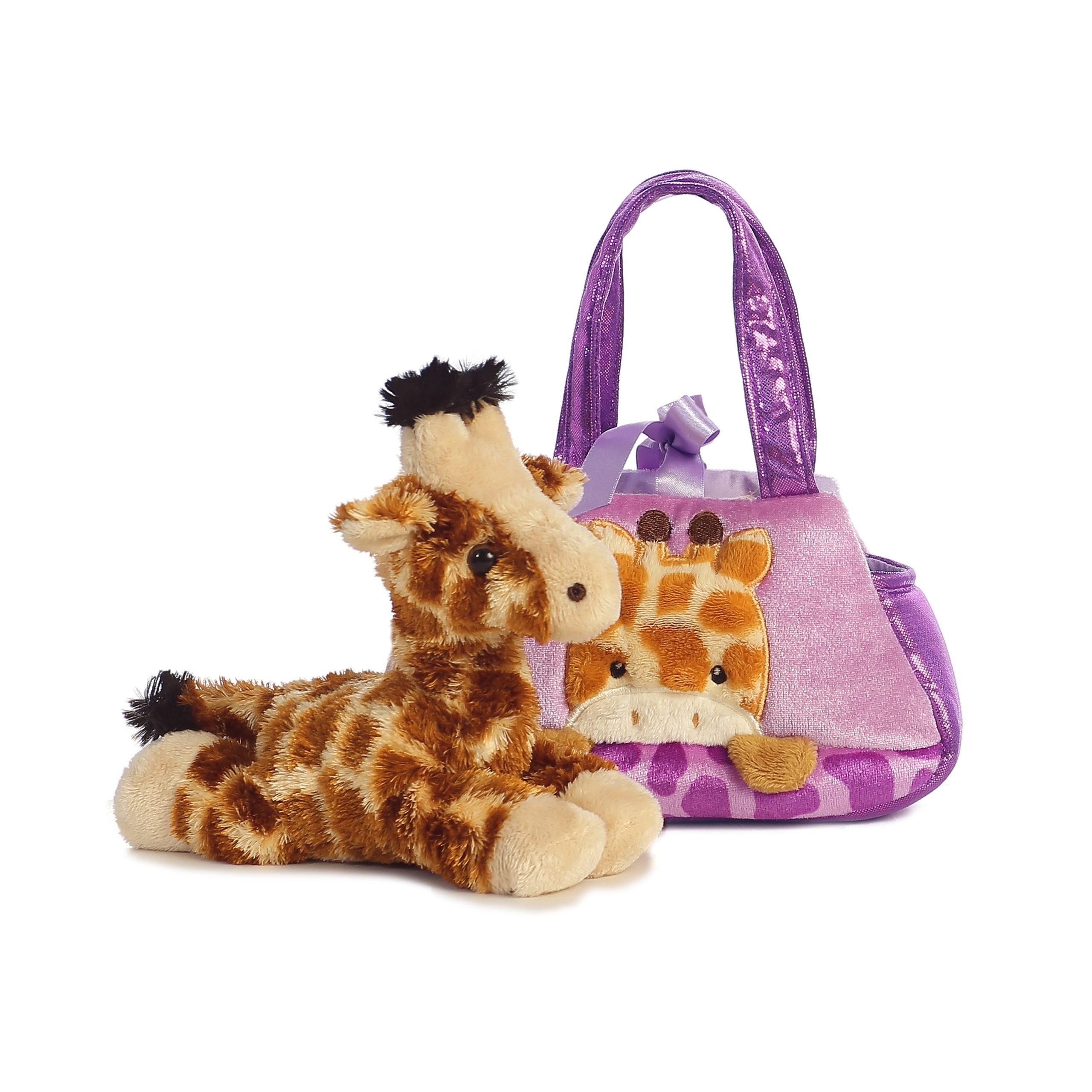 Aurora – Fancy Pals pliušinė žirafa - 20 cm - Image 2