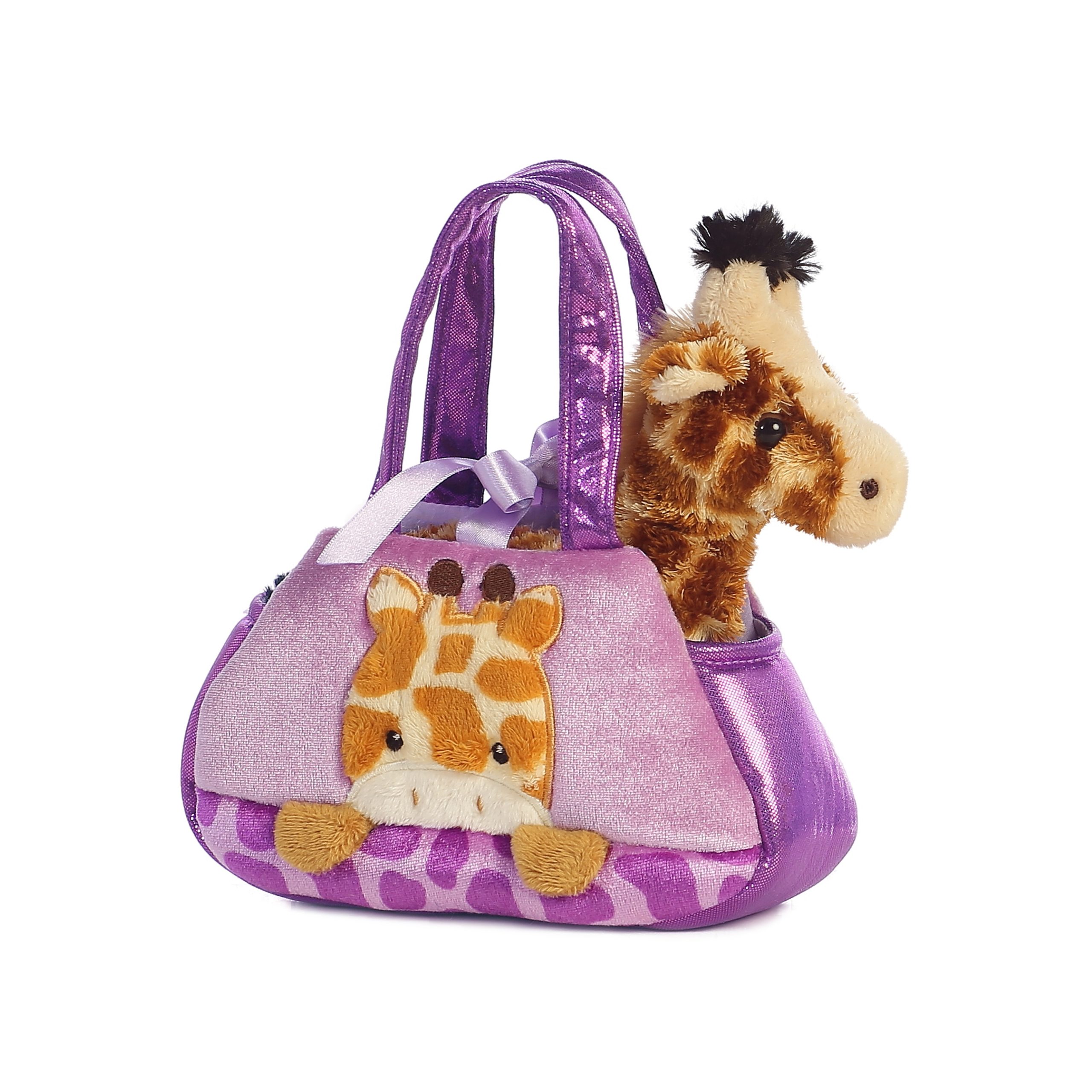 Aurora – Fancy Pals pliušinė žirafa - 20 cm