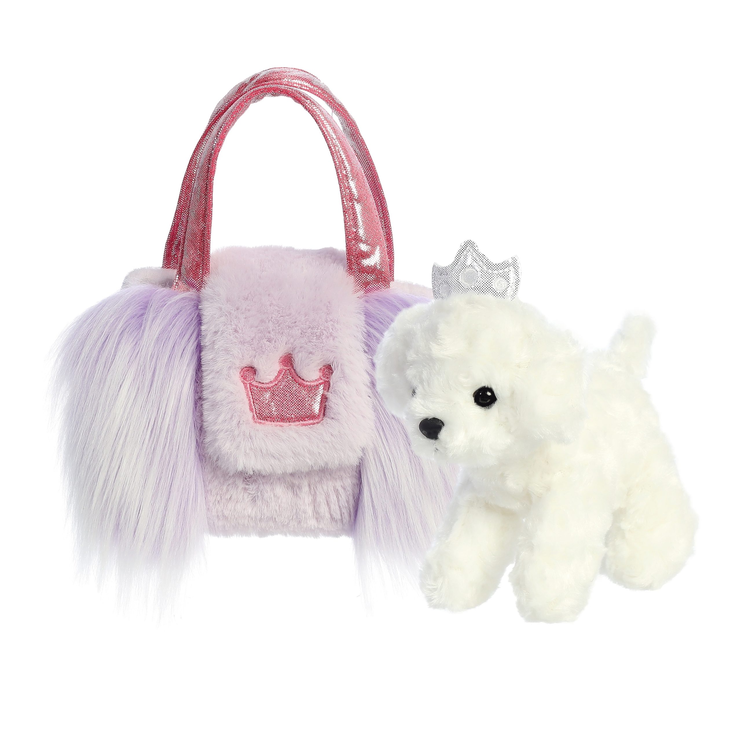Aurora – Fancy Pals pliušinis šuniukas rankinėje - 20 cm