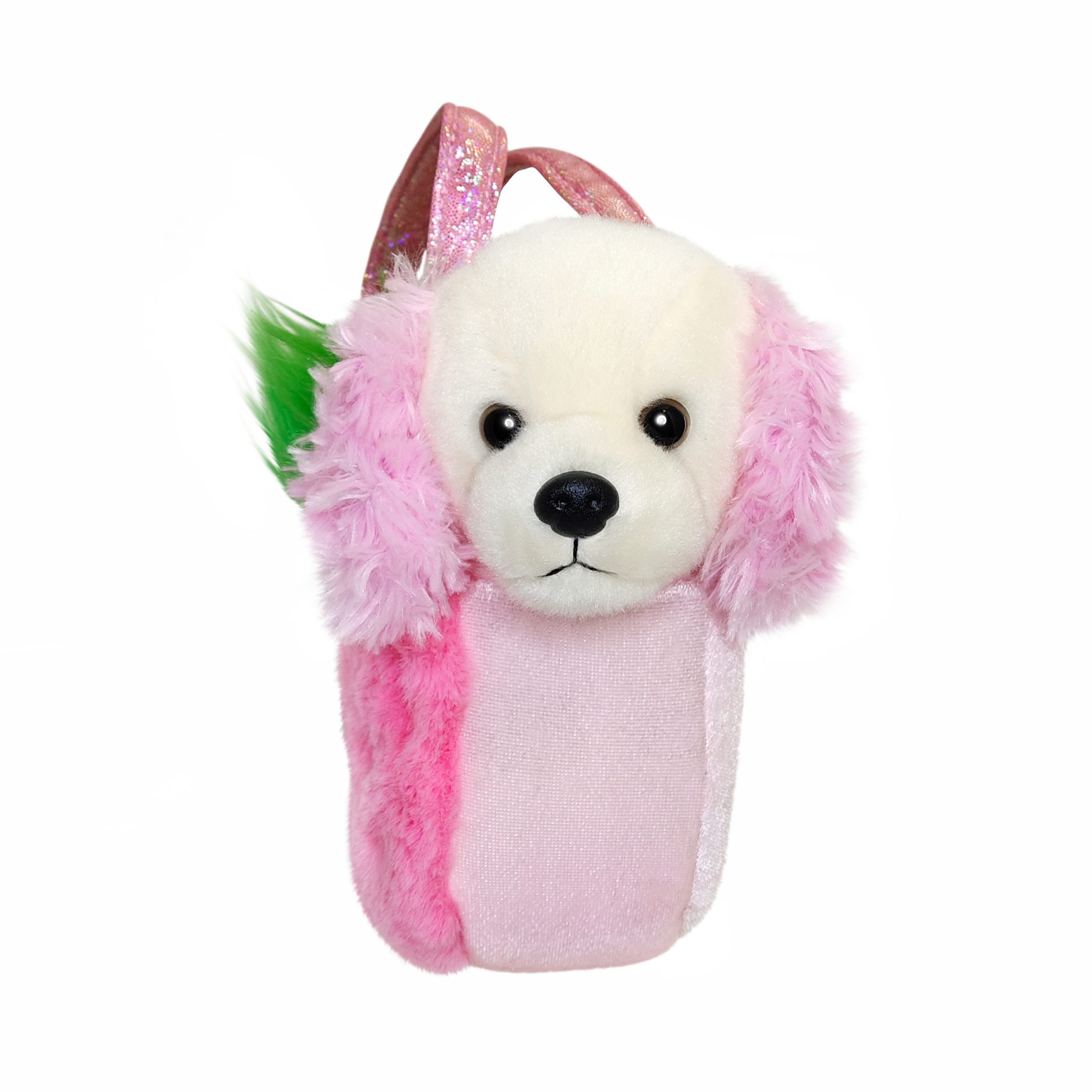 Aurora – Fancy Pals pliušinis pudeliukas Strawberry rankinėje - 20 cm - Image 3
