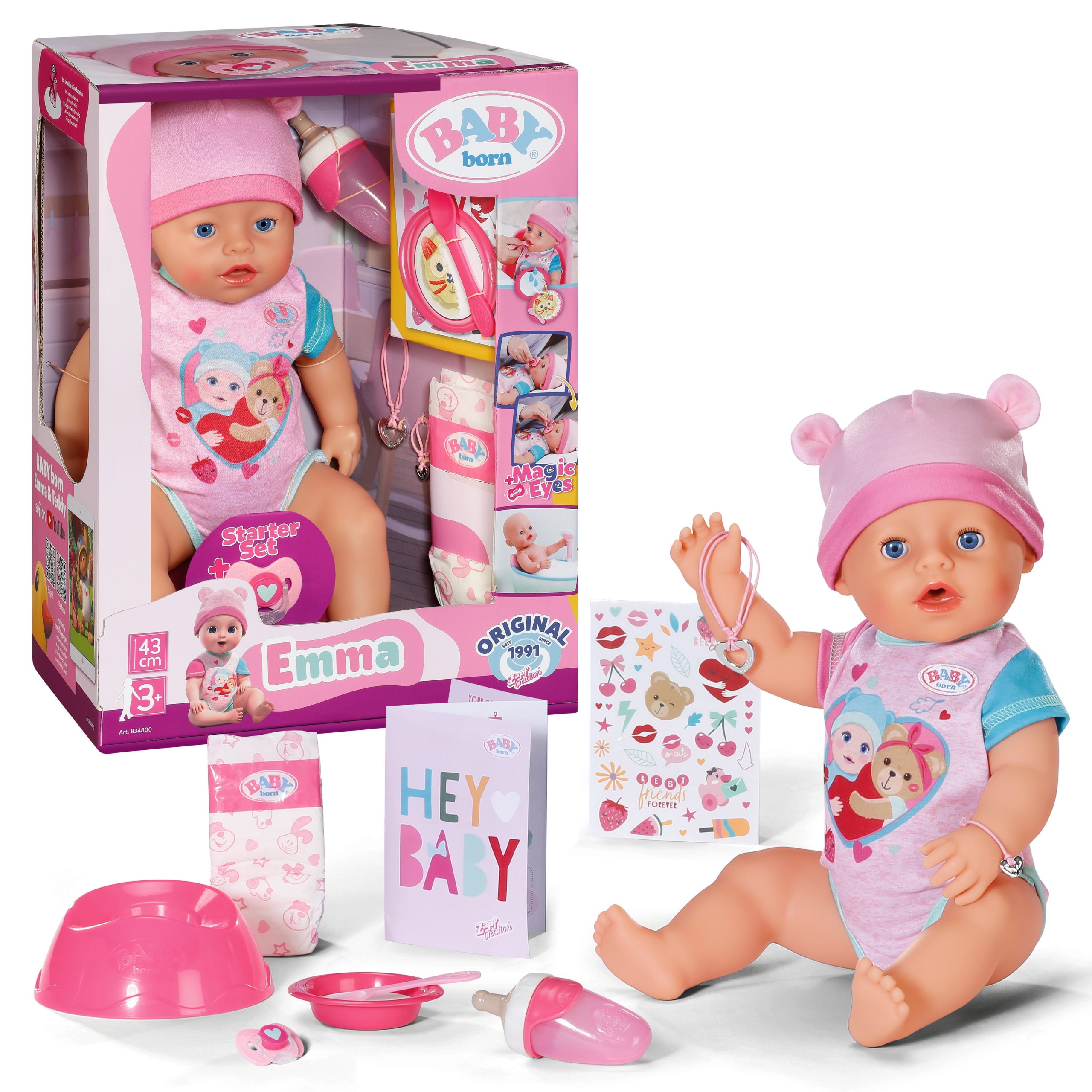 Baby Born – Lėlytė Emma - 43 cm - Image 2
