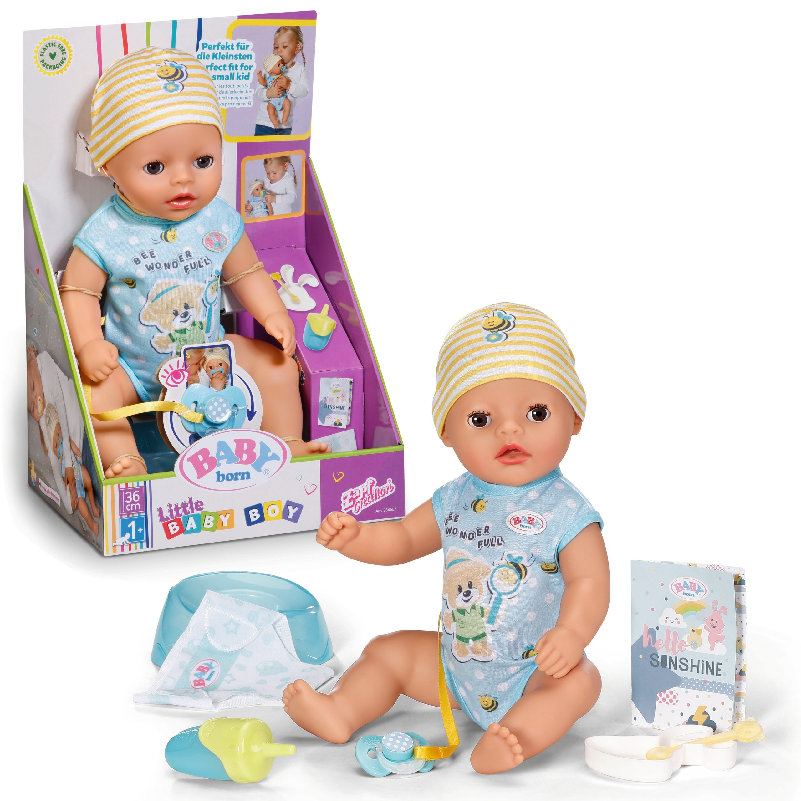 Baby Born – Mažoji lėlytė berniukas - 36 cm
