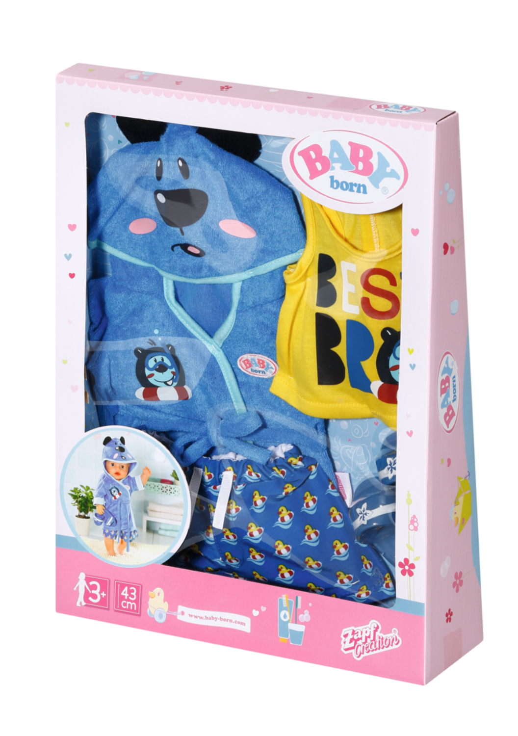 Baby Born – Berniuko baseino drabužėliai - 43 cm