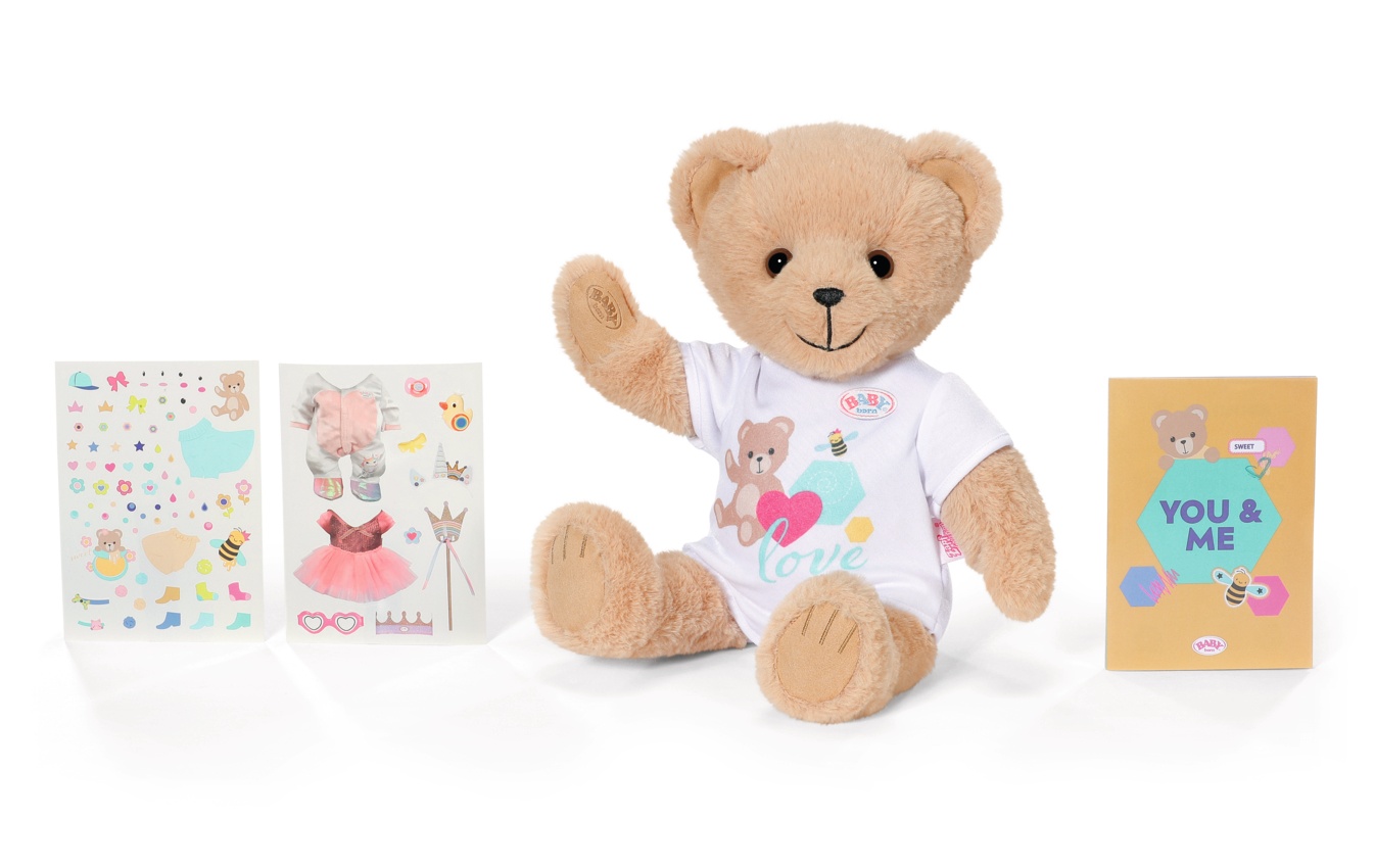 Baby Born – Pliušinis meškutis - 43 cm - Image 2