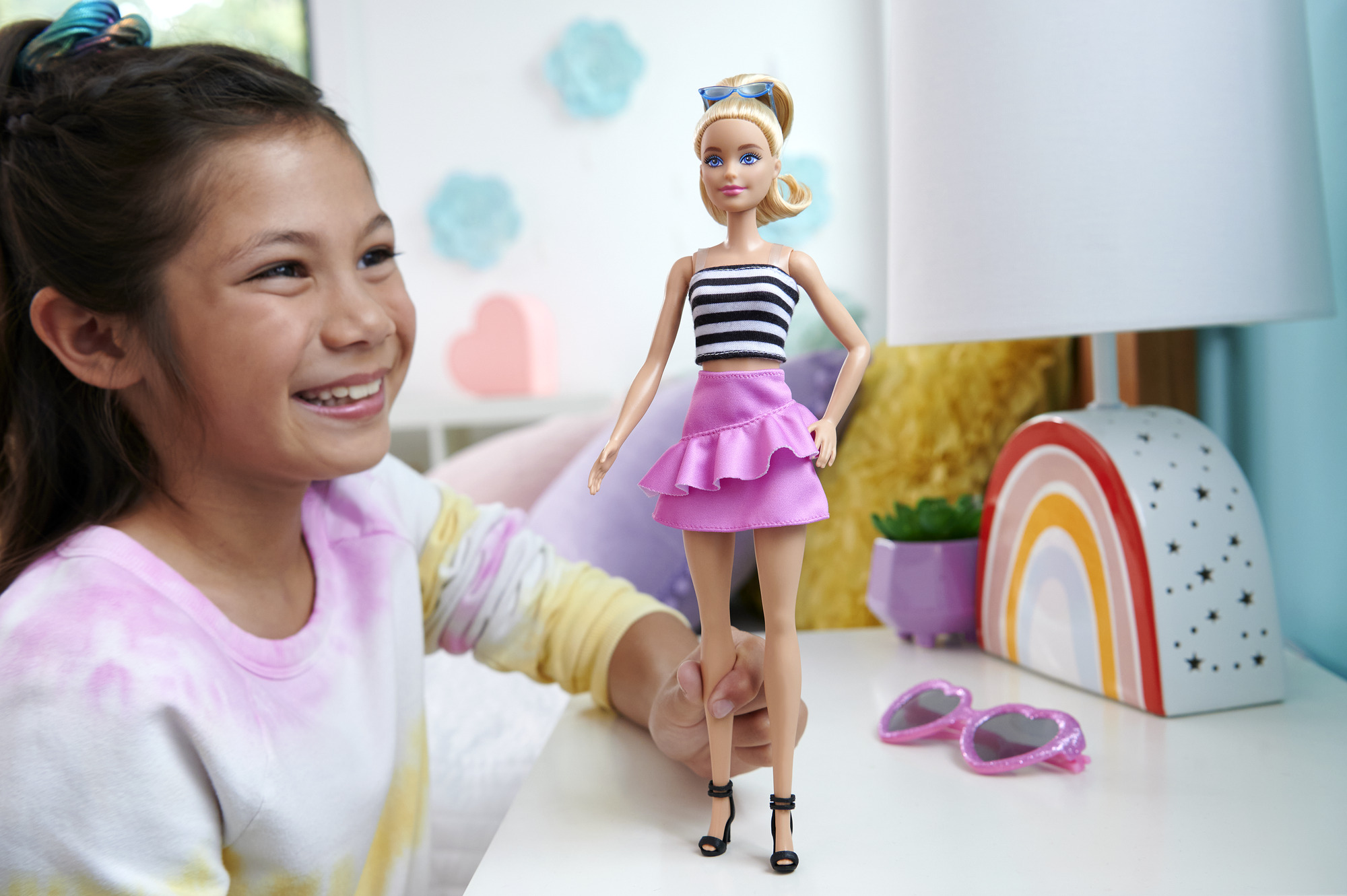 Barbie - Barbė madistė dryžuota palaidine, HRH11 - Image 2