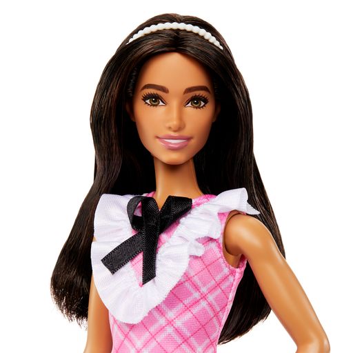 Barbie - Barbė madistė rožine suknele, HJT06 - Image 4