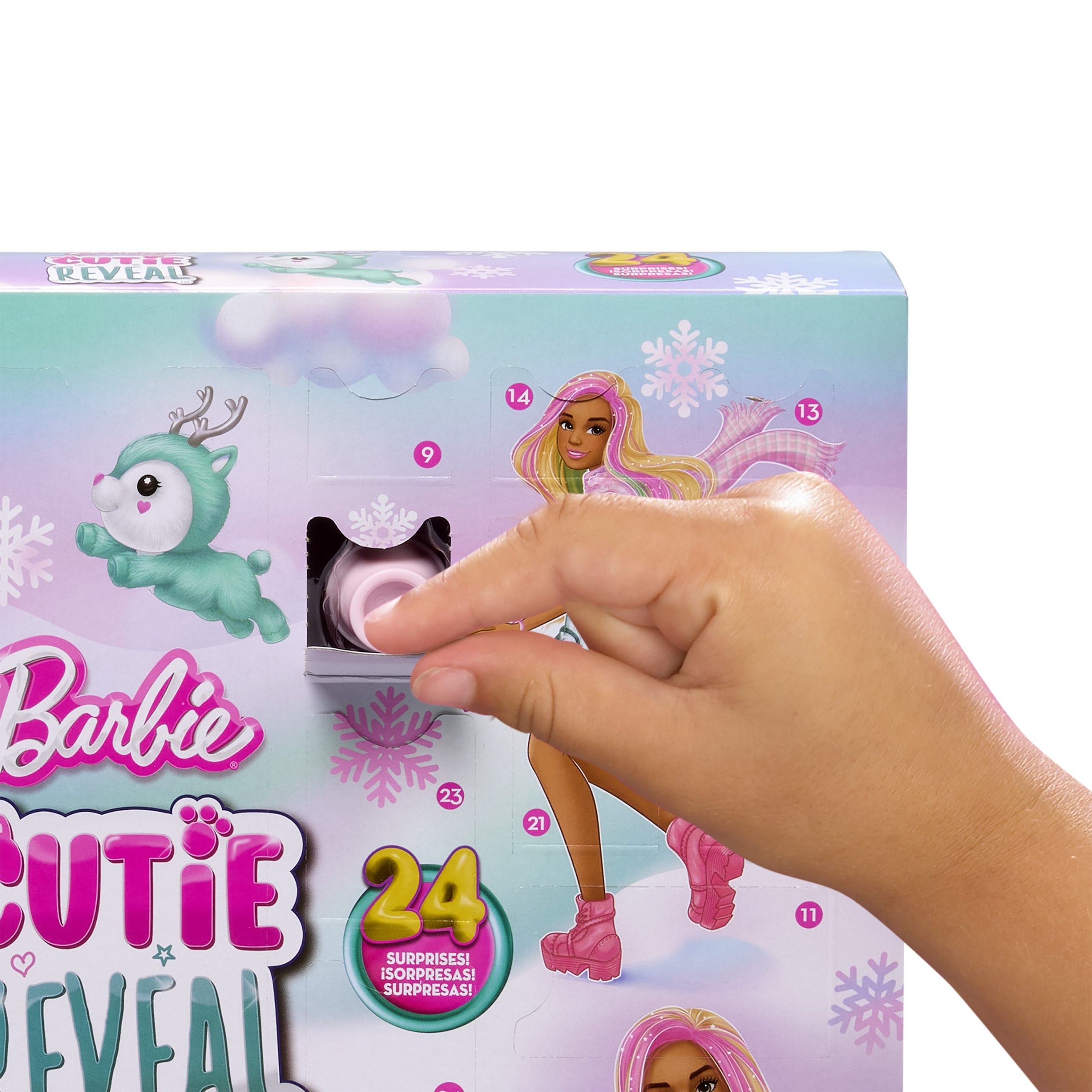 Barbie - Barbės Cutie Reveal advento kalendorius, HJX76 - Image 2