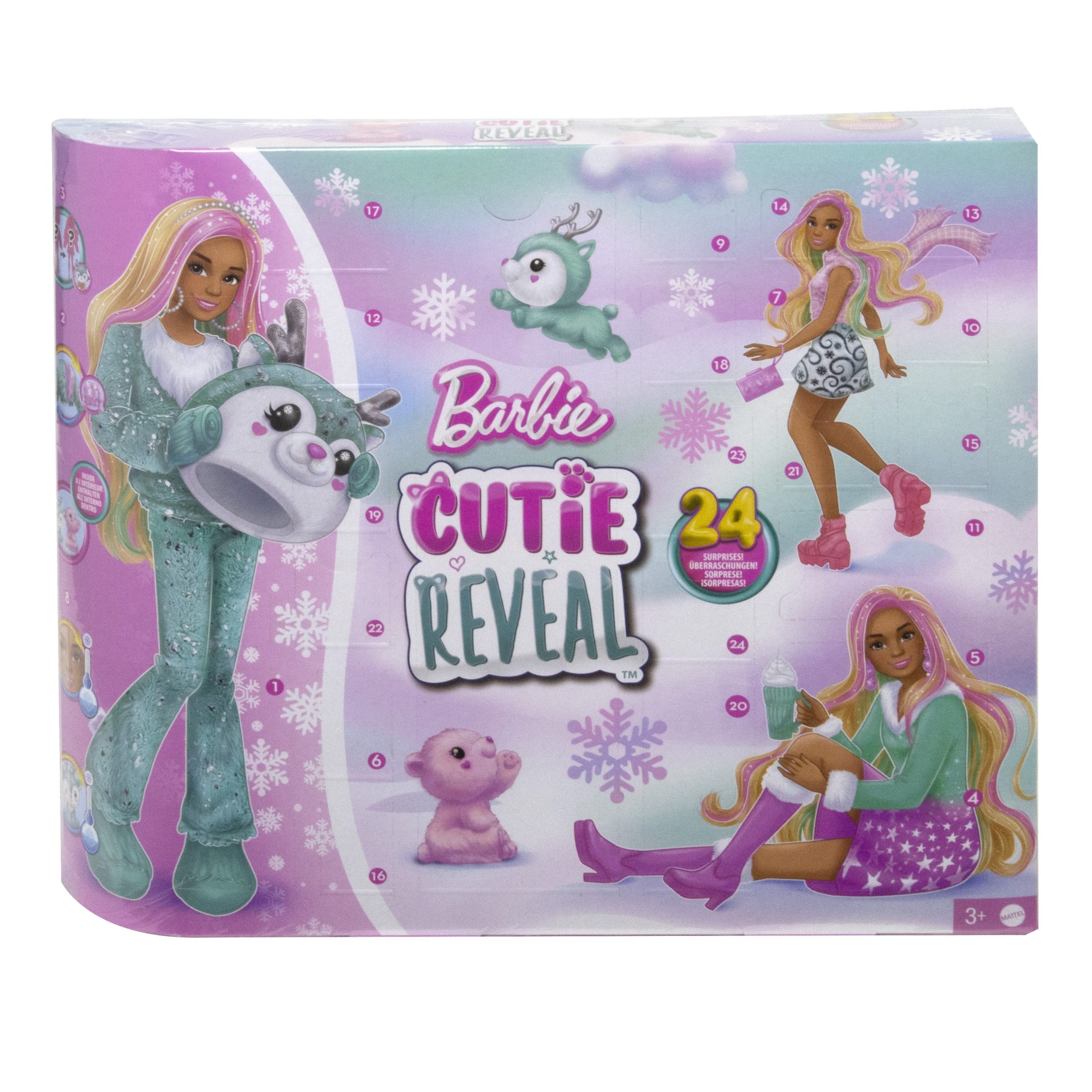 Barbie - Barbės Cutie Reveal advento kalendorius, HJX76 - Image 7