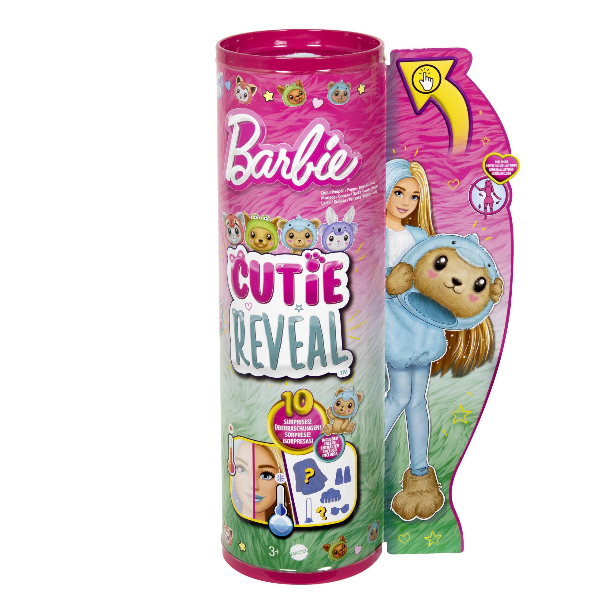Barbie - Lėlė Barbė Cutie Reveal, meškutis ir delfinas, HRK25 - Image 7