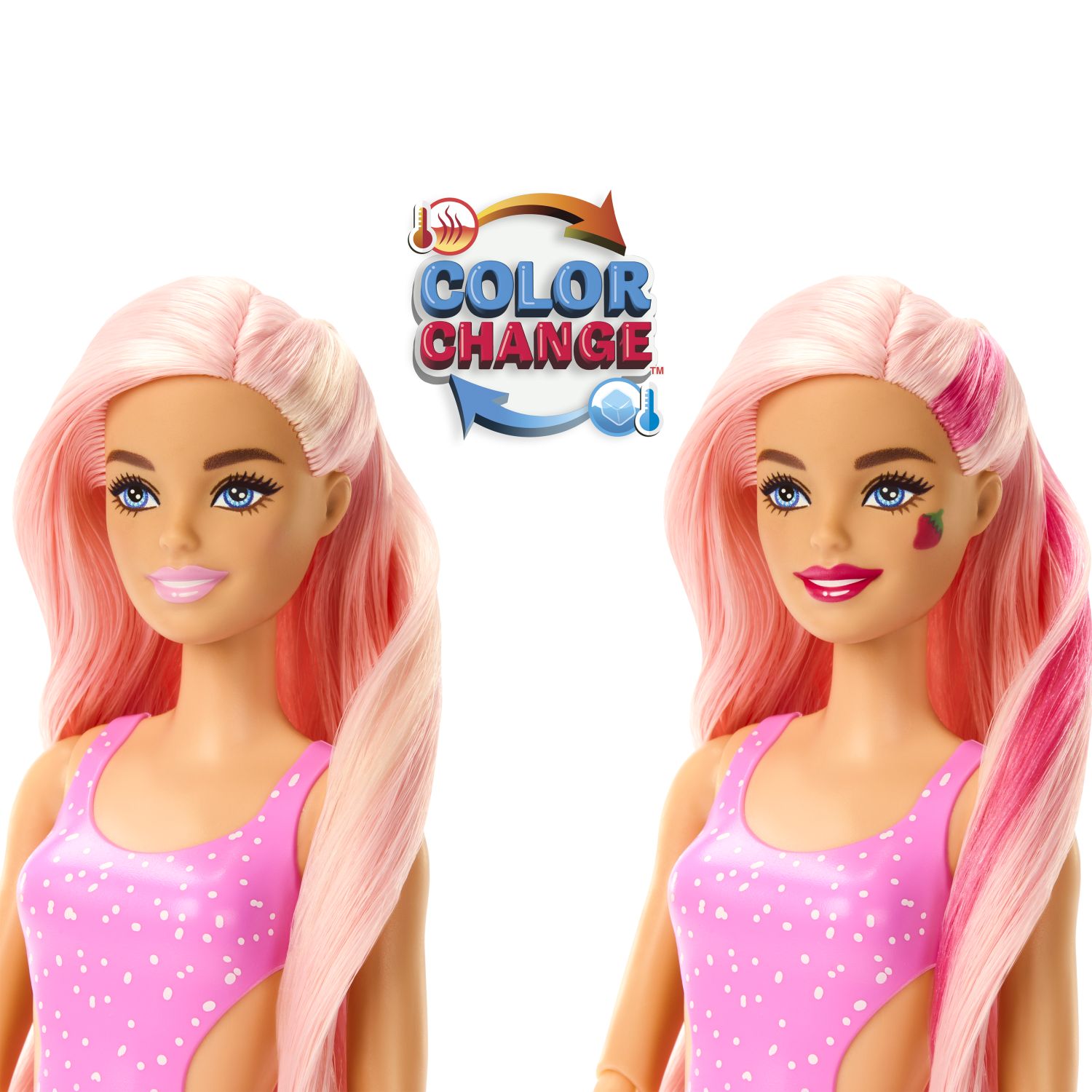 Barbie - Barbės POP Reveal rinkinys, vaisių sulčių serija – braškė, HNW41 - Image 6