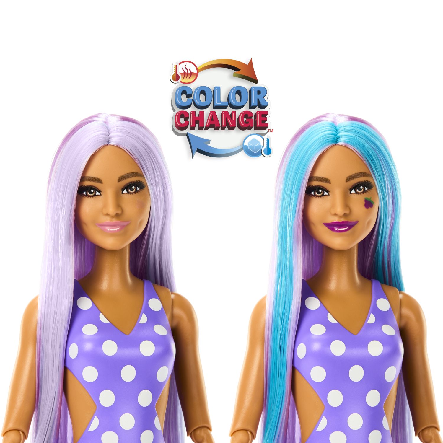 Barbie - Barbės POP Reveal rinkinys, vaisių sulčių serija – vynuogė, HNW44 - Image 6