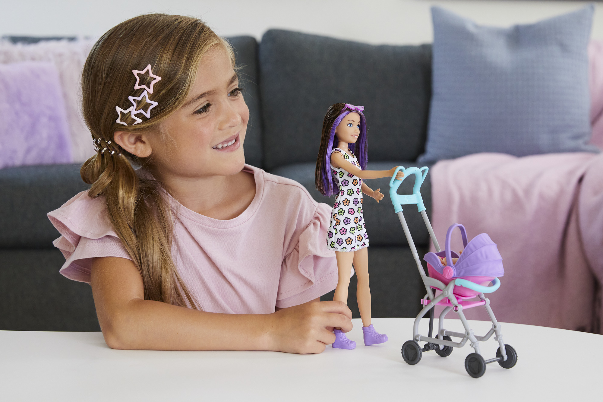 Barbie - Lėlės auklės rinkinys, GXT34 - Image 2