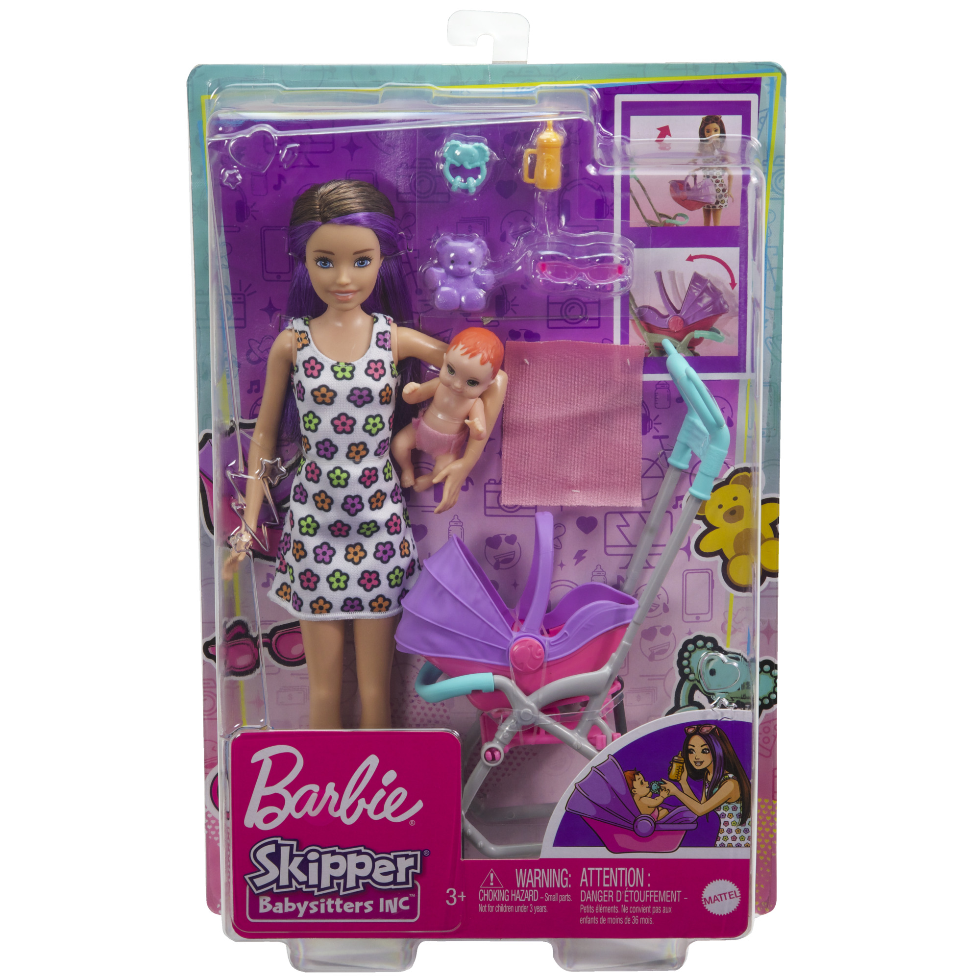 Barbie - Lėlės auklės rinkinys, GXT34 - Image 6