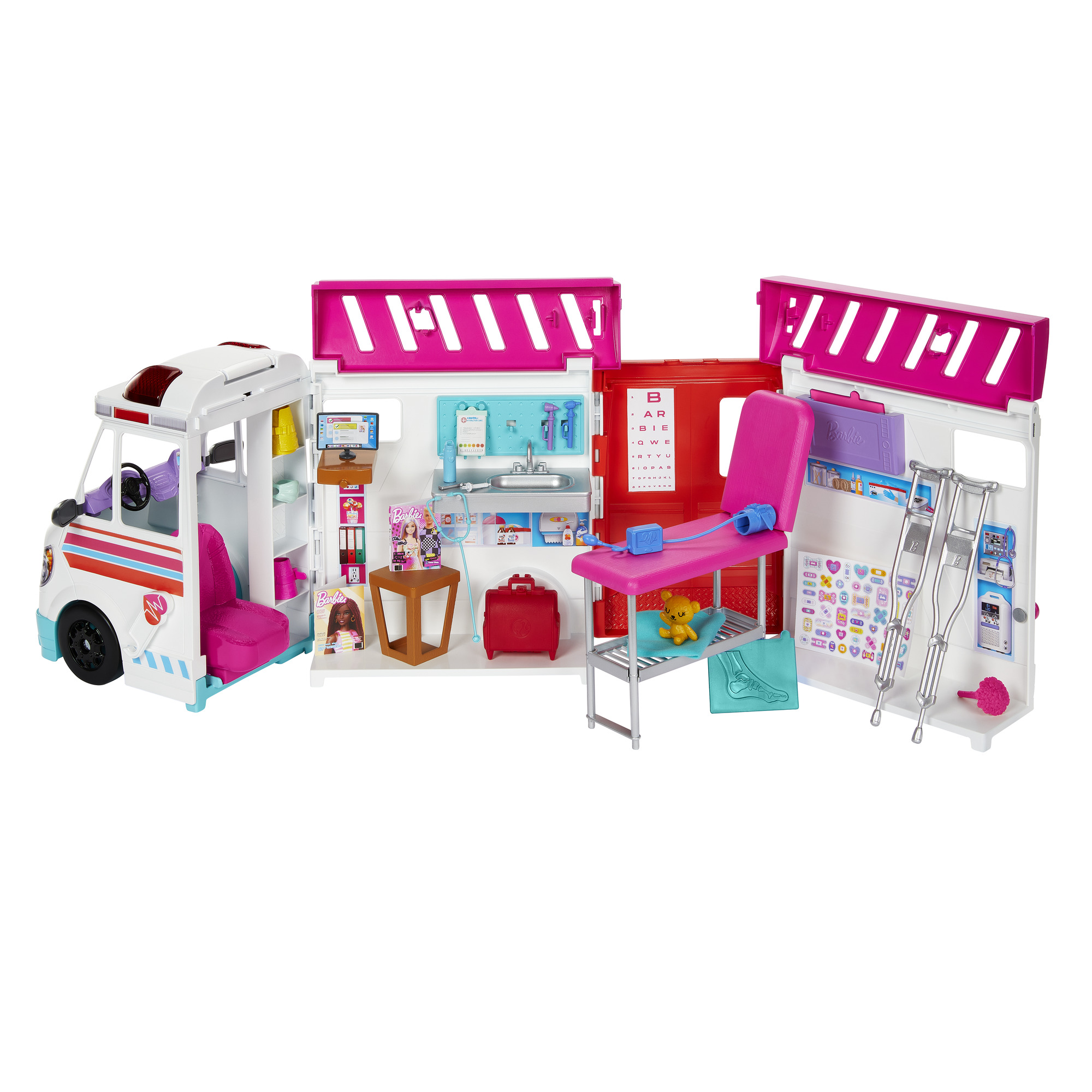 Barbie - Care Clinic greitosios pagalbos rinkinys - Image 3